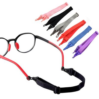 Winkel Verstelbaar Elastisch Kinder Nylon Zonnebril koord AntiSlip kind Brillenband Nekkoord