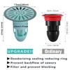 2pcs Deodorant Drain Core Toilet Bathroom Floor Drainer Cores Sewer Pest Control Silicone Anti-odor Artifact Water Seal No Smell