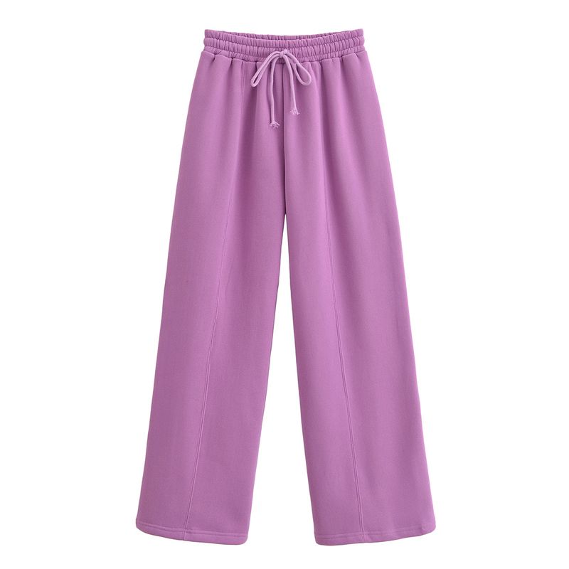 

Kaslead Women s Clothing Fashion Style Coat & Trousers Jacket Purple Pants M