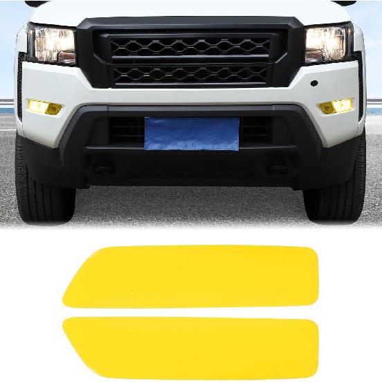 Aunginsy Front Fog Light Tint Film Trim Compatible with Nissan Frontier 2022-2025, Car Front Fog Lamp Panel Precut Vinyl Decals Decorative Sticker