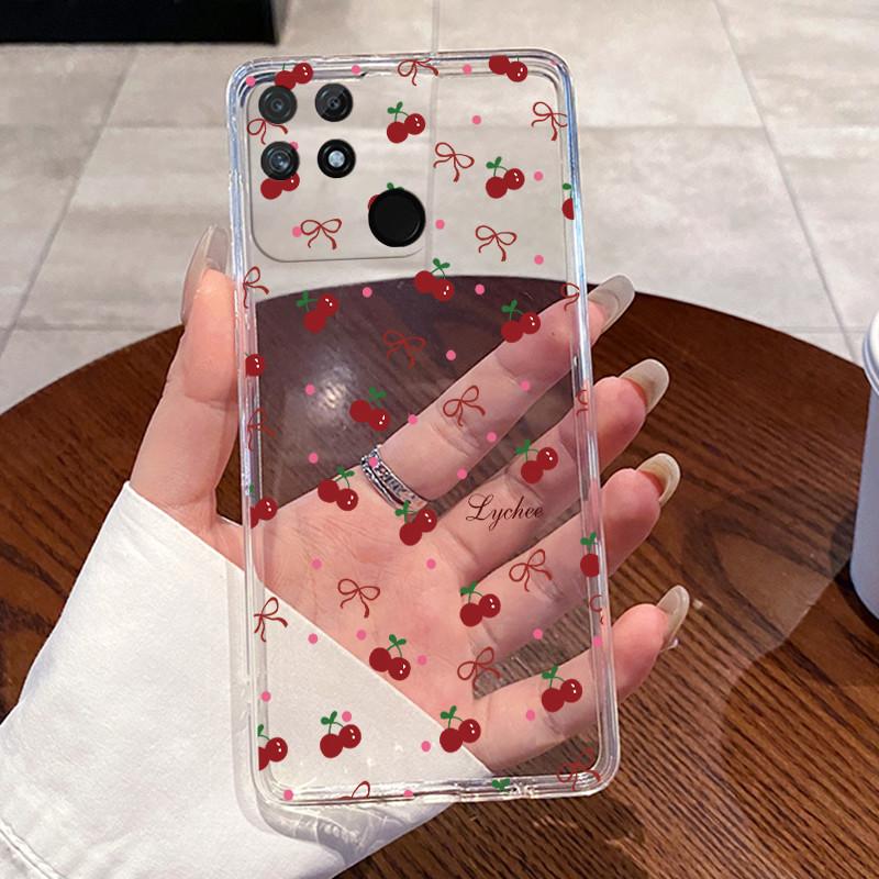 Casing For Realme Narzo 50A Fundas Capa Clear Silicone Jelly Soft TPU Back Cover Cute Rabbit Cat Dinasaur Phone Case Coque