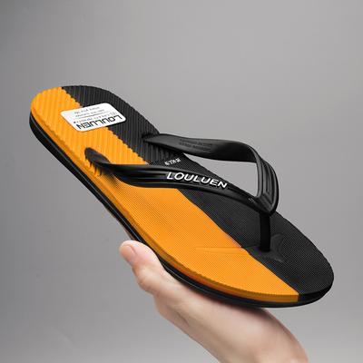 Fashion PARZIVAL High Quality Men Flip Flops Colour Blocking Summer Beach Shoes Man Fashion Casual Beach Clip Toe Slippers Outdoor