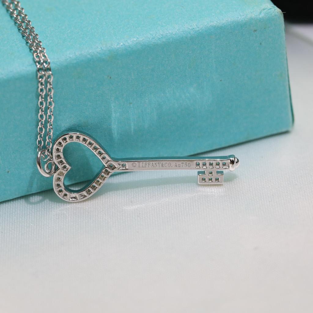 Key Necklace S925 Made of Pure Silver Material, Exquisite Version with Adjustable Chain Length of 45cm Daily Wear, High-quality Jewelry