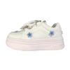 Women Kawaii Blue Platform Sneakers White Shoes Vulcanize Cute Casual Footwear Skateboard Tennis Female