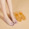 Fashionable Women's Summer Versatile Sandals with Pointed Plastic Casual Single Shoes Anti Slip Toe Cap