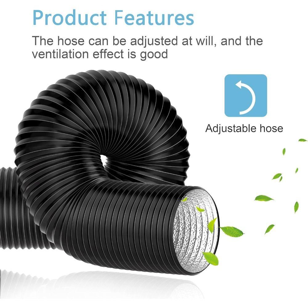 6 Inch Air Ducting Aluminum Foil Exhaust Pipe Professional Dryer Vent Hose  Heating Cooling