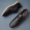 Fashion Italian Brand Men's Oxford Shoes Wear-resistant Non Slip Soles Outdoor Hiking Shoes Men's Office Business Leather Shoes