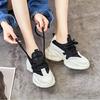 Fashion Casual Breathable Sneakers for Woman Lace-Up Height Increasing Sports Shoes Comfort Soft-soled Trainers Platform Running Shoes