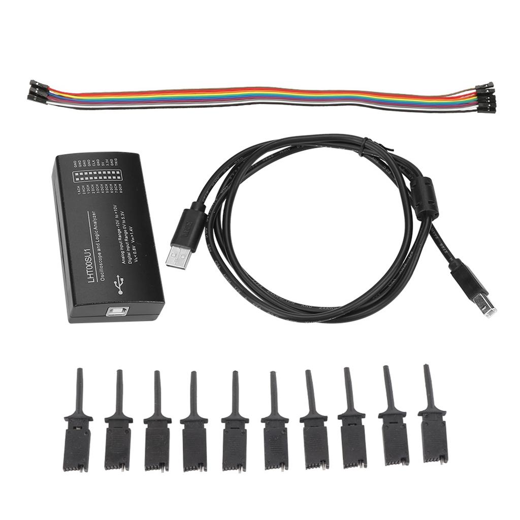 16M s Dual Input Oscilloscope, 3MHz Bandwidth, 8 Channel Logic Analyzer, Voltmeter, Frequency Meter, PWM Controller for Mixed Signal Oscilloscopes an