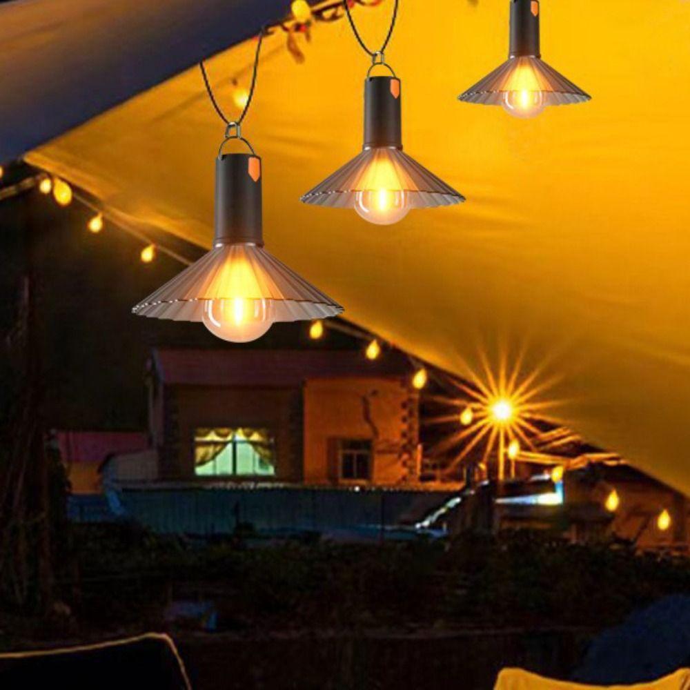 Waterproof Outdoor Searchlight USB Recharging Portable Camping Lantern Garden Camping Light  Hiking
