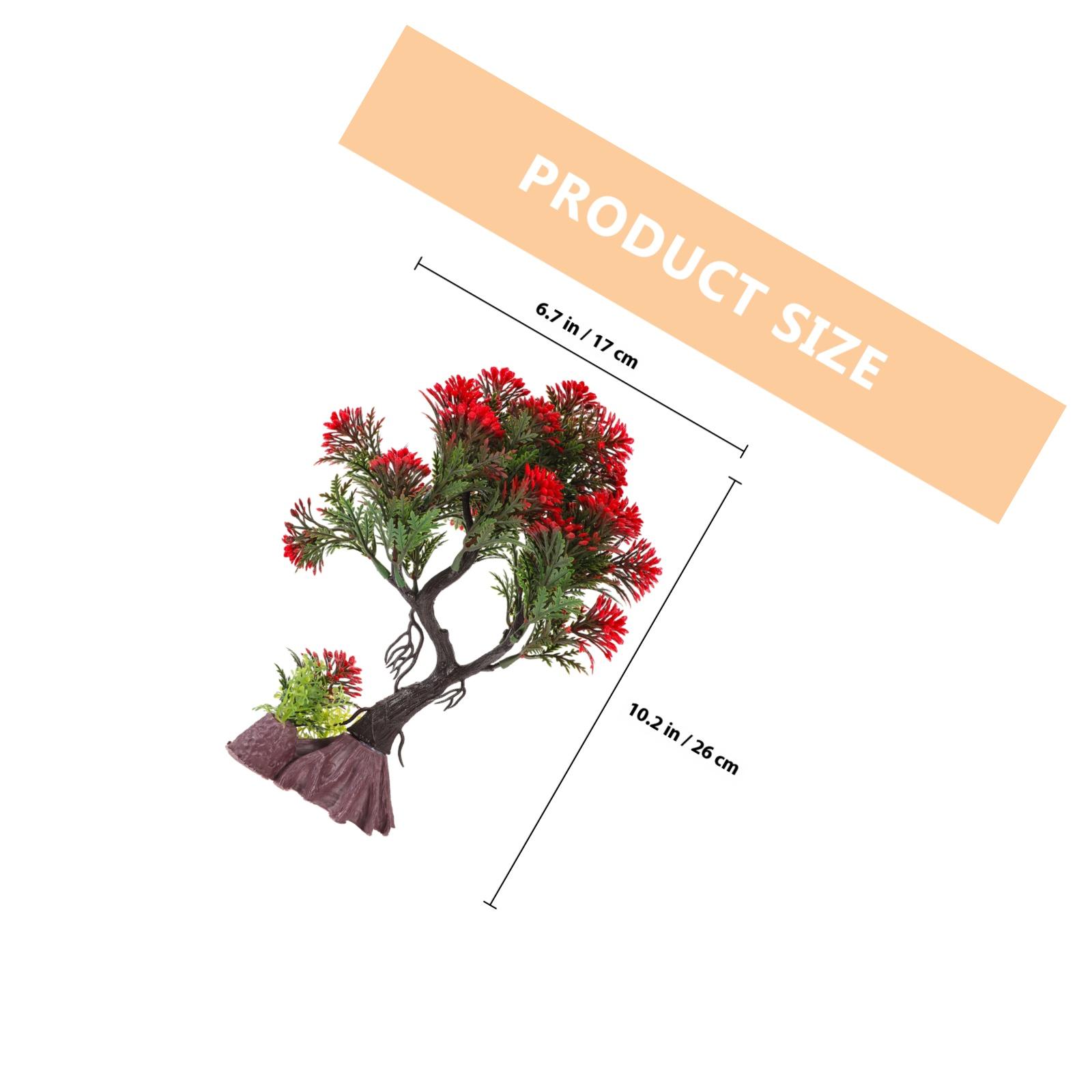 

Water Grass Decor For Fish Tank Artificial Aquarium Plants Plastic Fish Tank Tree Large Tall Decorations For Aquarium Reptile