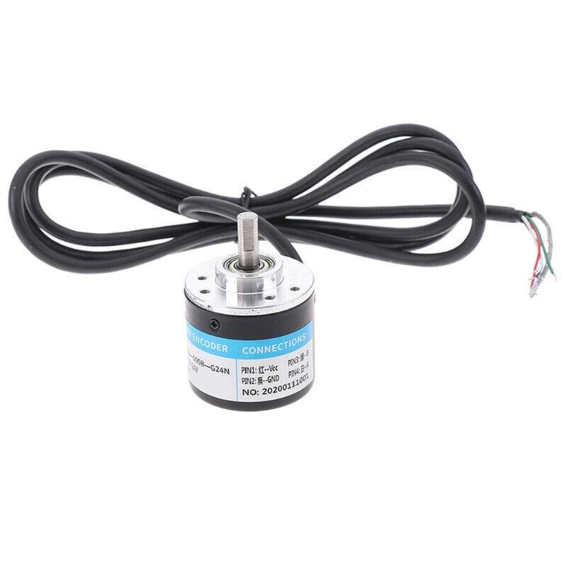 Durability Metal Plastic Photoelectric Rotary Encoders With 5-24V Compatibility For Harsh Environment Equipment Maintenance