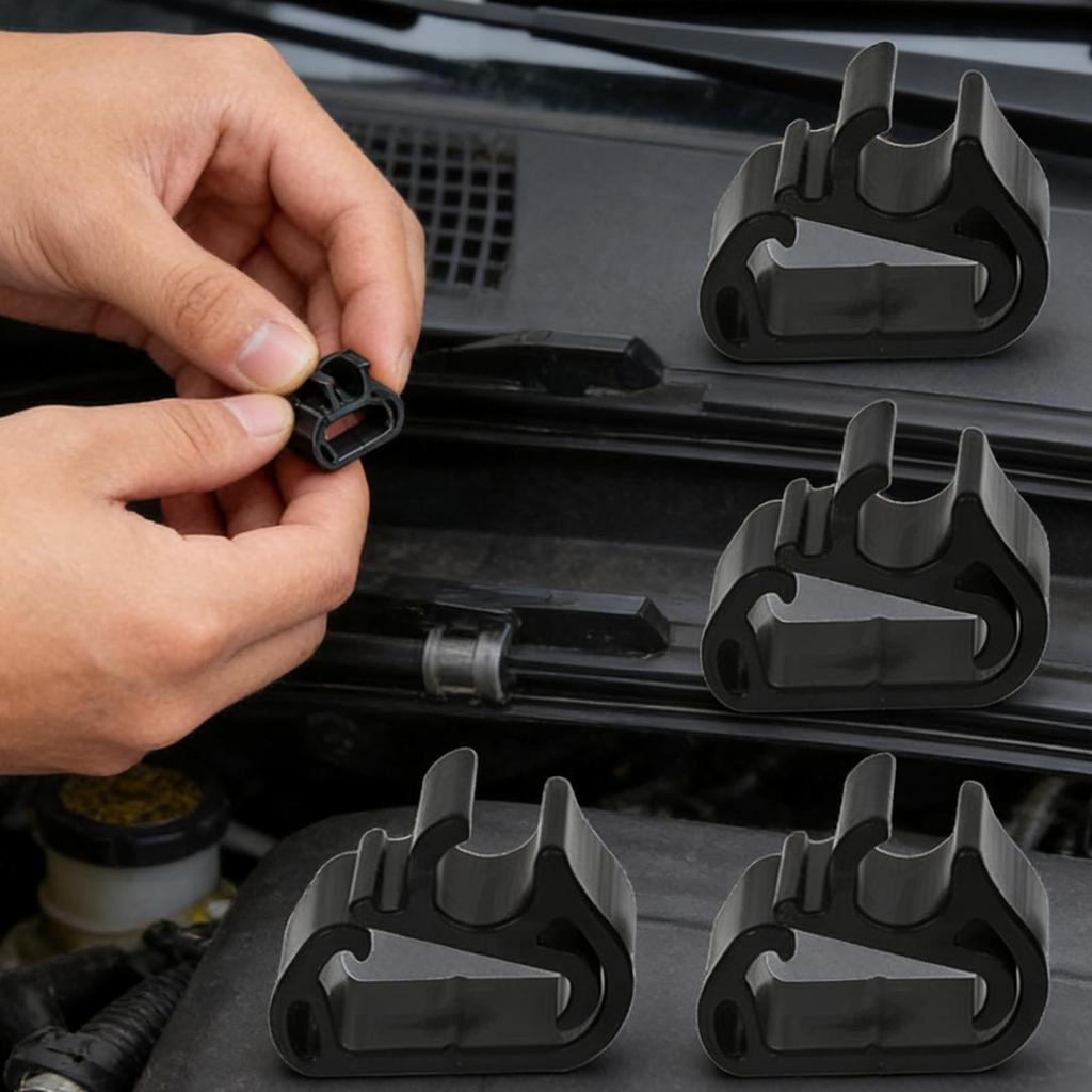 5Pcs/set Wiper Arm Spray Hose Clip ForPeugeot 3008 (P84) 5008 (P87) 408x for Citroen C5 Aircross Car Accessories