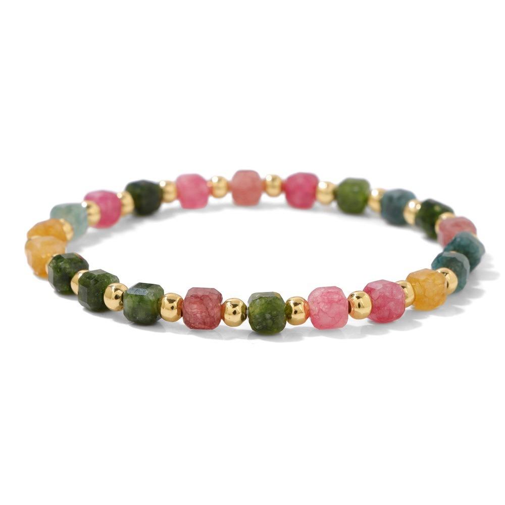 Boho Beaded Bracelet Geometric Square Cube Bracelet  Energy Jewelry 4
