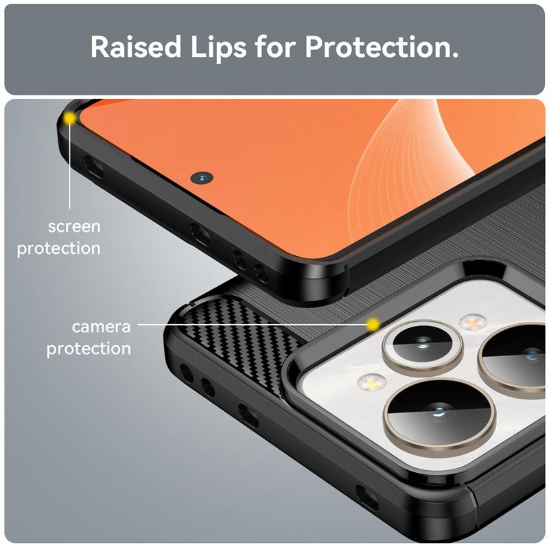 For Realme 15 Case Cover Realme 15 Realme 15 Pro Cover Funda Luxury Shockproof Anti-Slip Brushed TPU Protective Phone Back Cases