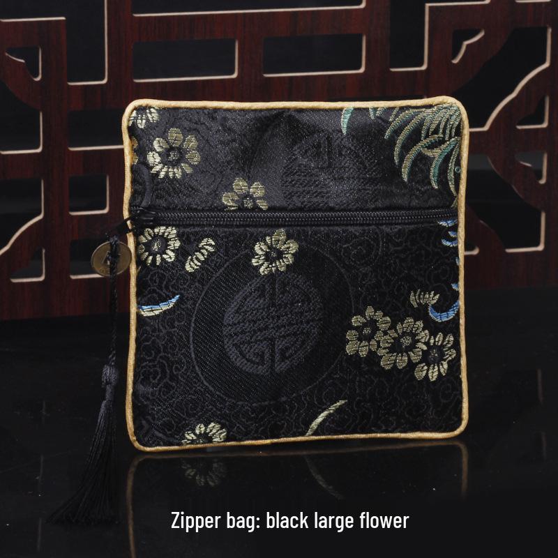Chinese Osmanthus Embroidered Silk Brocade Sachet - Ethnic Style