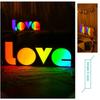 Light Modeling Creative Decorative Light Proposal Confessions Holiday Arrangement English LOVE Letter LED Light Party Decoration