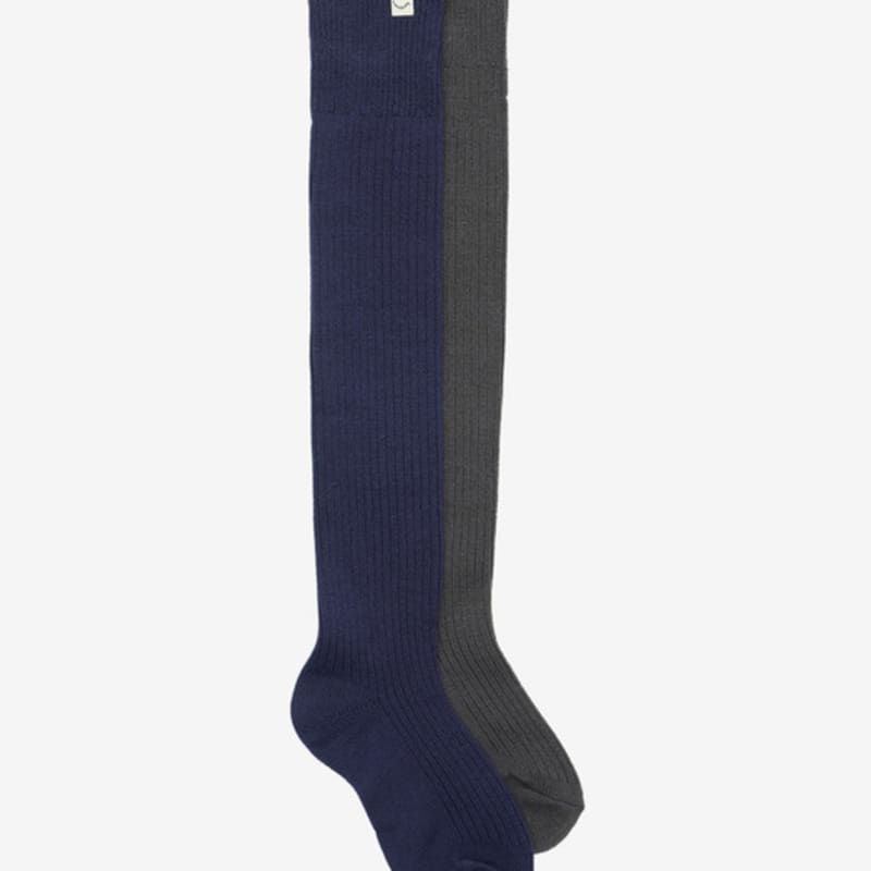 BENSIMON KNIT OVER KNEE SOCKS - 2color