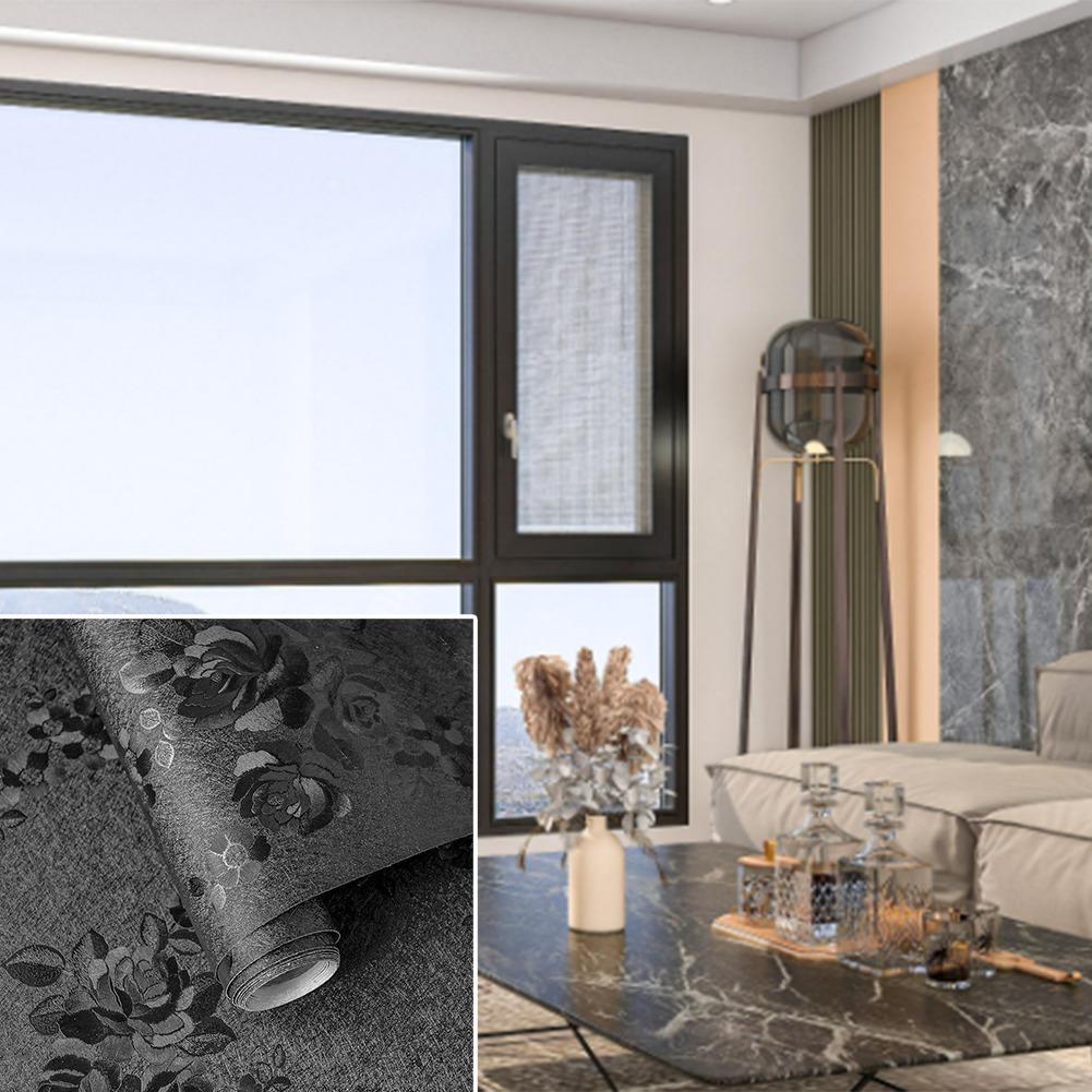 Atmospheric Space Black Wallpaper Floral Wallpaper Removable Wallpaper