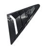 For Nissan Tiida Hatchback 2005-2010 Car Front Triangle Window Louver Side Shutter Blind Shades Cover Trim Sticker Vent Carbon