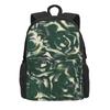 Roses Floral Backpack Pink Flowers Print Travel Backpacks Women Men Kawaii School Bags Design Big Rucksack
