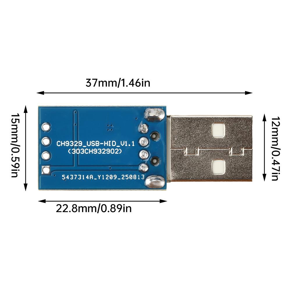 Serieller Port zu Standard-USB-Konverter Tastatur- und Maussystem CH9329 Modul Elektronische Komponente Kit