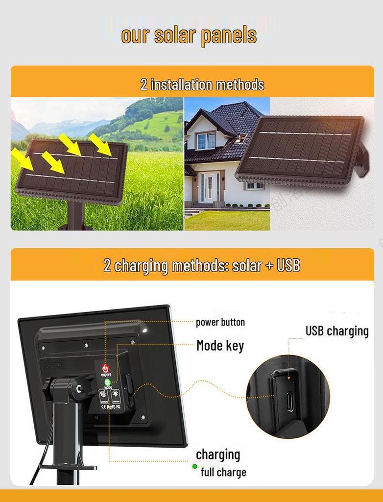 G40 Solar Dimmable LED String Lights for Camping and Courtyard Decoration, Waterproof Large Round Balls