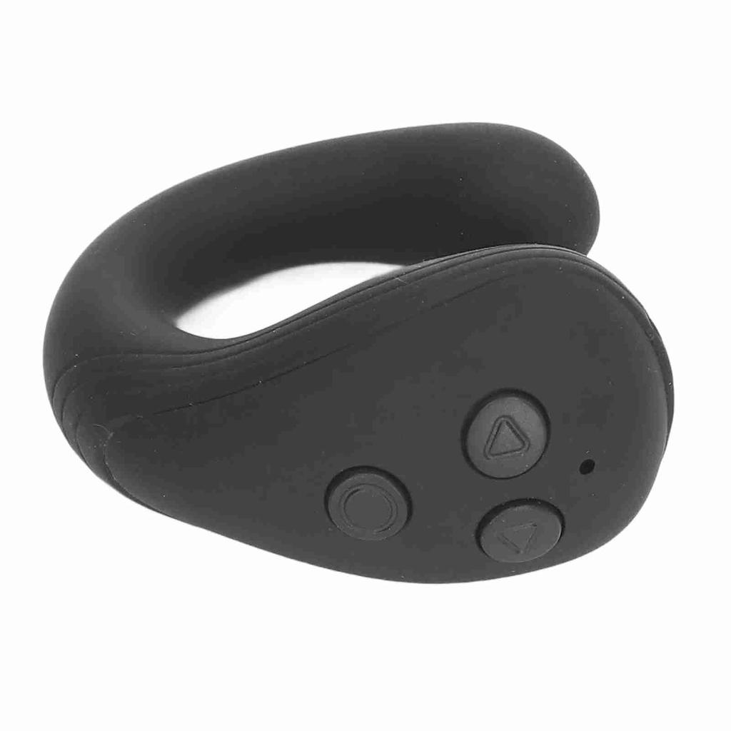 Pilot Bluetooth do przewracania stron Wielofunkcyjny pierścień do przewijania Kliker do nagrywania wideo