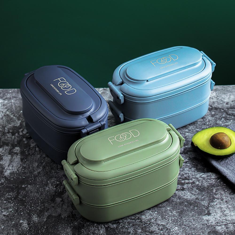 

Japanese Style Multi Layer Lunch Box Portable Food Container Tableware Food Storage Box Women синий