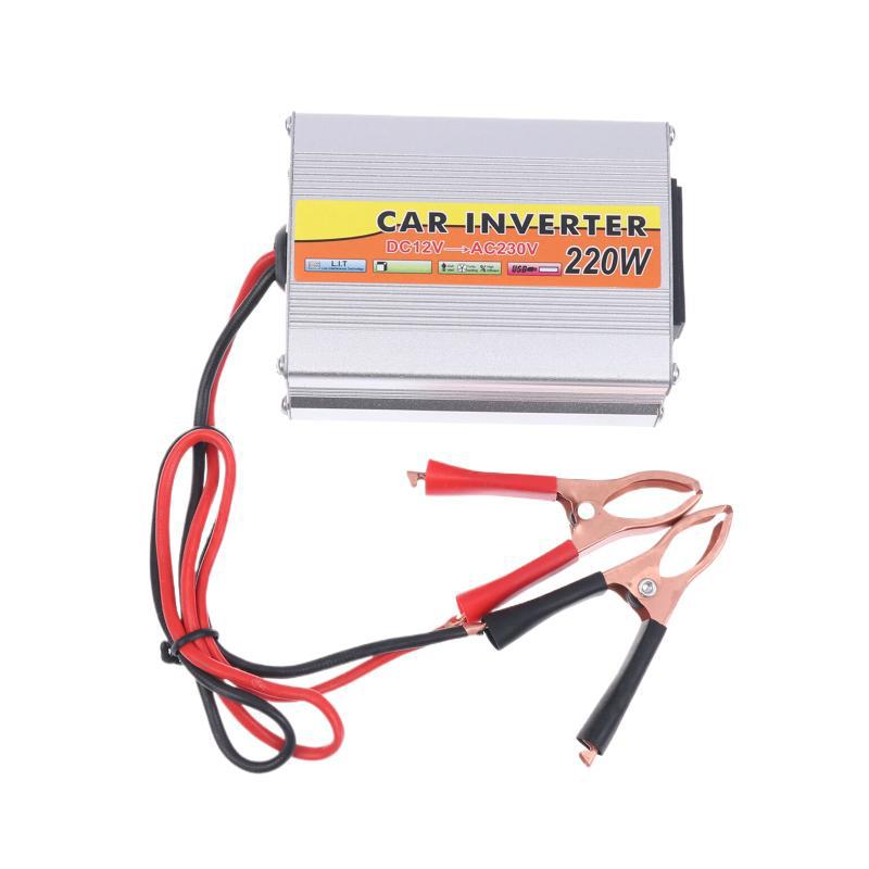 Portable Pure Sine Car Wave Inverter Dc 12 V Volt 24V To Ac 220V 220W 500W 1000W Power Bank Converter Solar Correction Wave