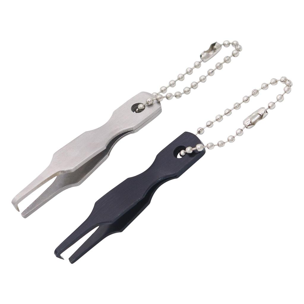 Lure Opener Hook Remover Fishing Tying Tool with Beaded Chain, Professional Multi Tool Fishing Line Cutter Nippers