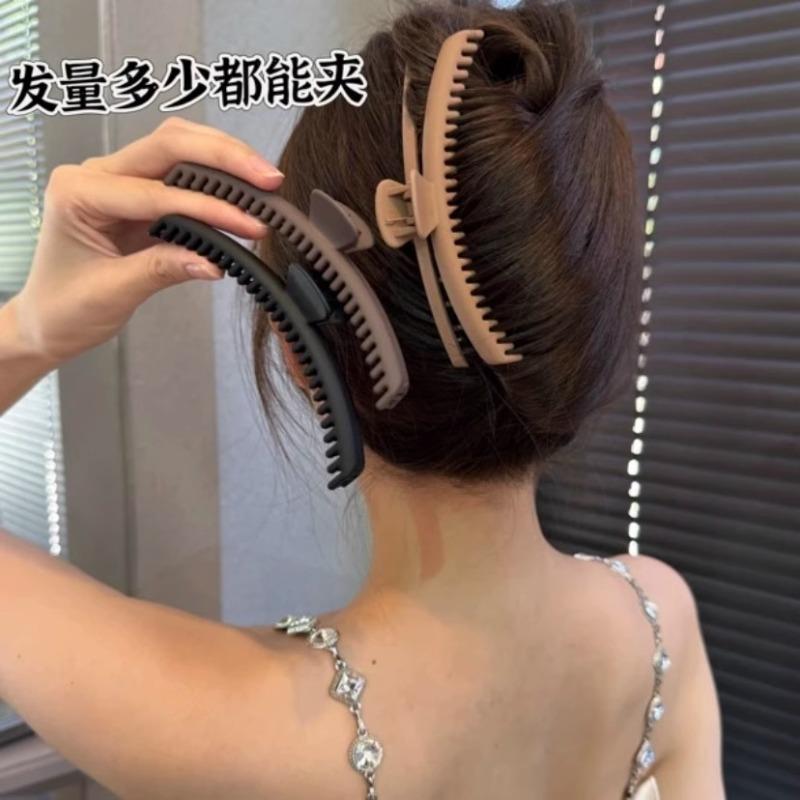 High-end Matte Claw ClipFeminine Charm Back of The Head Updo Shark Clip Hair Clip Hair Accessory