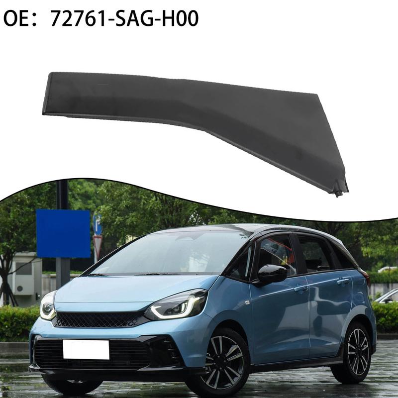 Car Rear Door Outer Pillar For Honda For JAZZ For GD1 2003-2008 72761-SAG-H00 Trim Decoration Outer Garnish Cover Black ABS