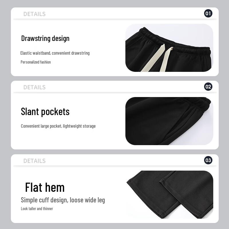 NASA GISS Men's Loose Fit Straight Leg Casual Pants