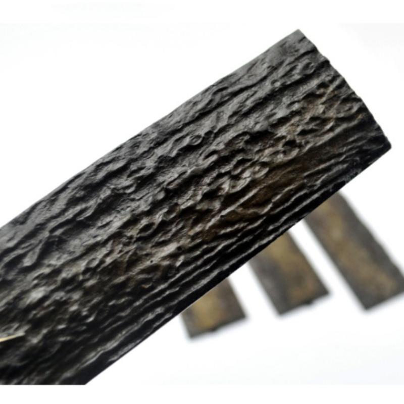 1 Pair Antler Horn Slabs DIY Knife Handle Patch Material Large Size POM Resin Imitated Deer Antler Shank Scales Slabs Blanks Grip Anti-slip