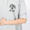 Champion Short Sleeve 10oz Graphic Reverse Oxford Gray Men's Sweatshirt, 100% Cotton, Fleece, Print, Weave® Half-Sleeve Half-Zip Sweatshirt, C3-Z007,