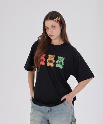 DYSFUNCT Criminals Bear T-Shirt(Black)