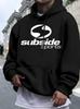 Casual Print Fleece Hoodie Sweatshirt Is Suitable for Autumn And Winter.