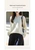 2026 Autumn/Winter Women's Loose Round Neck 100% Wool Long Sleeve Sweater