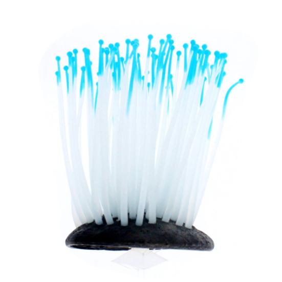 

Ландшафтный дизайн аквариума Светящийся морской анемон Искусственное коралловое растение Декор для аквариума синий