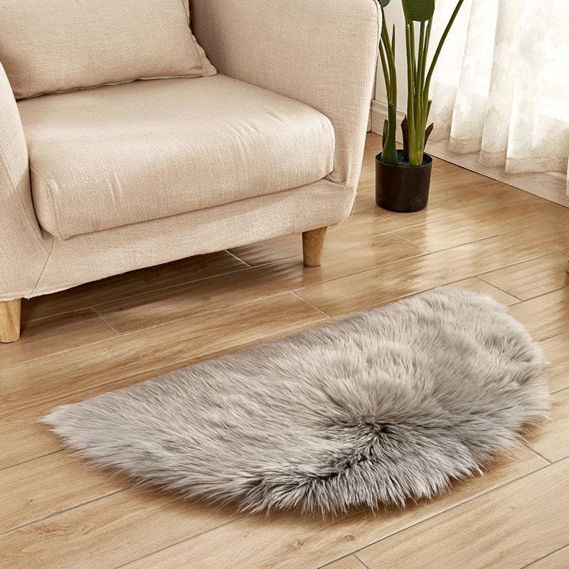 Semi-Circular Door Mat & Chair Cushion for Home - Cold Protection Floor Mat for Living Room, Bedroom, and More