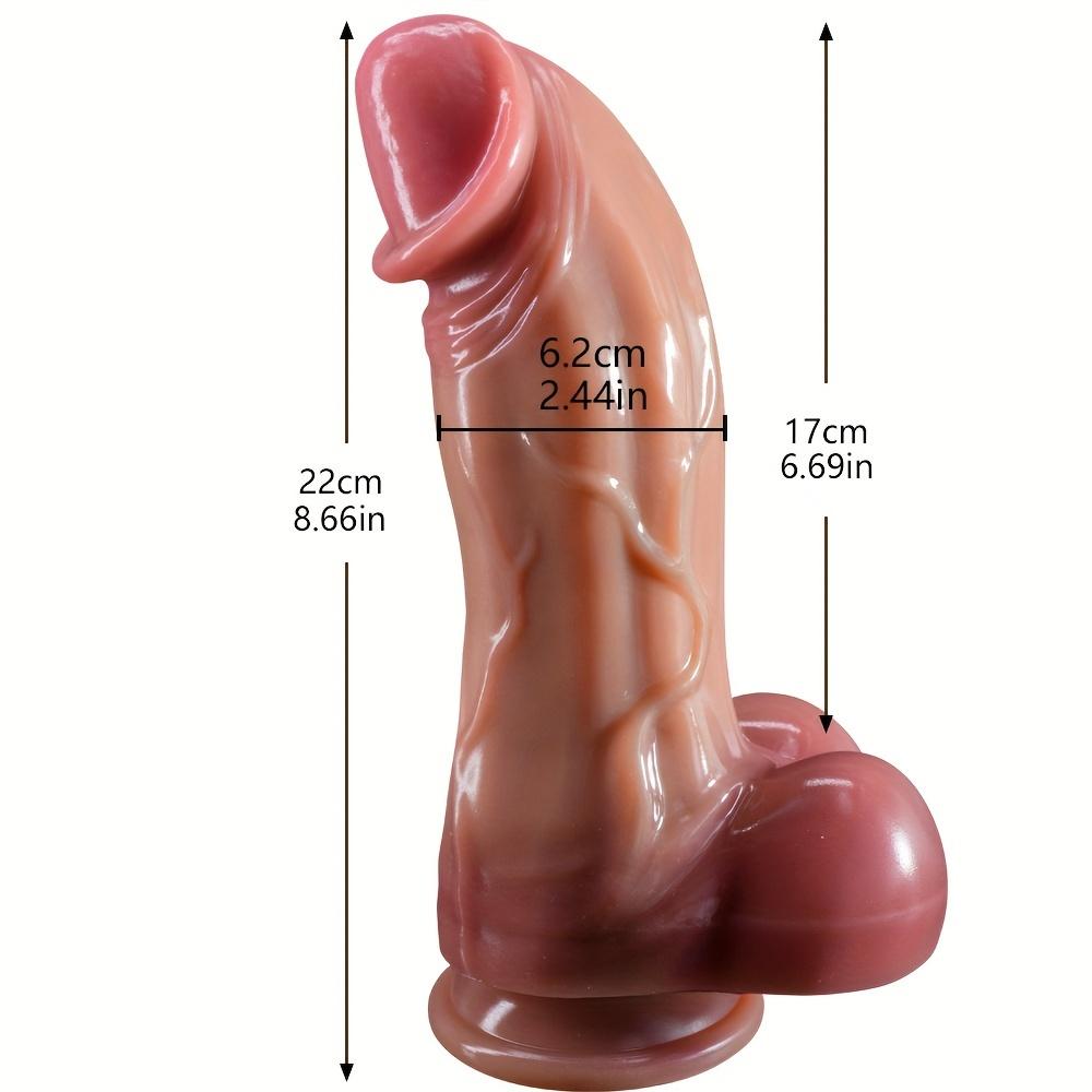 Realistic Thrusting Dildo Chunky Simulation Penis Manual Pull-in Dildo, Female Masturbation Artifact, Prostate Massage For Men