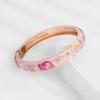 Traditional Filigree Enamel Bangle Hanfu Accessories Hollow Out Peony Bracelet  Versatile