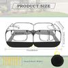 Pet Enclosure Indoor Multi Function Reversible Protection Indoor Kitten Enclosure For Travel Outdoor Animal Cat Ground Lawn