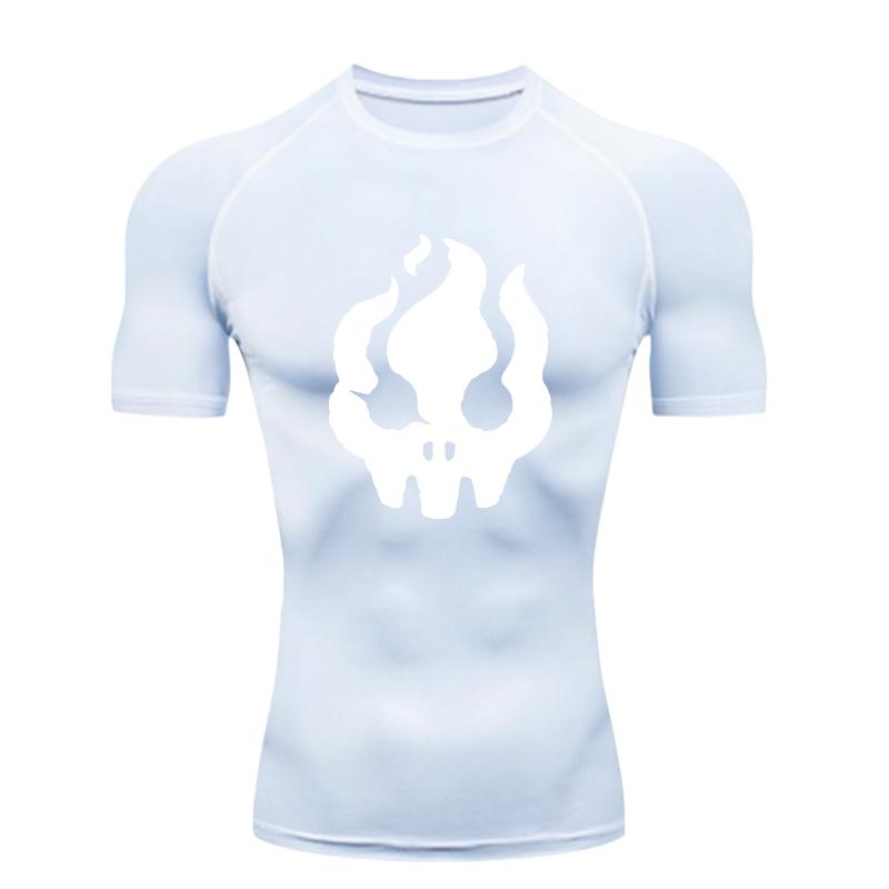 Men's Sports T-shirt Training Fitness Compression Workout  Rashgaacrd Tops Short Sleeve Sweat Absorbing Tight Fit Moisture-Wicking Fashion