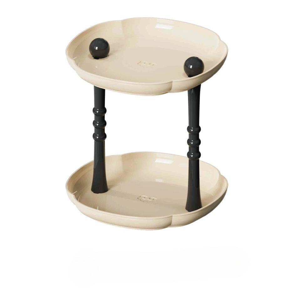 Key Storage Rack At The Entrance, 2-Tier Household Cup Perfume Storage Tray, Classical Style Elegant Storage Rack Organizers