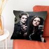 T-Twilight Saga Pillow Case Plush Fabric Soft Double-Sided Printed Sofa Warm Winter Home Gift Cushion Cover
