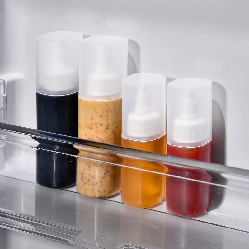 Mini Sauce Seasoning Box Portable Condiment Squeeze Bottle Oil Container Ketchup Mustard Dispenser Kitchen Picnic Bento Gadget