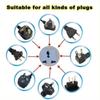 USB Charging Universal Power Strip Plastic Extension Socket New USB Power Strip  Household Use
