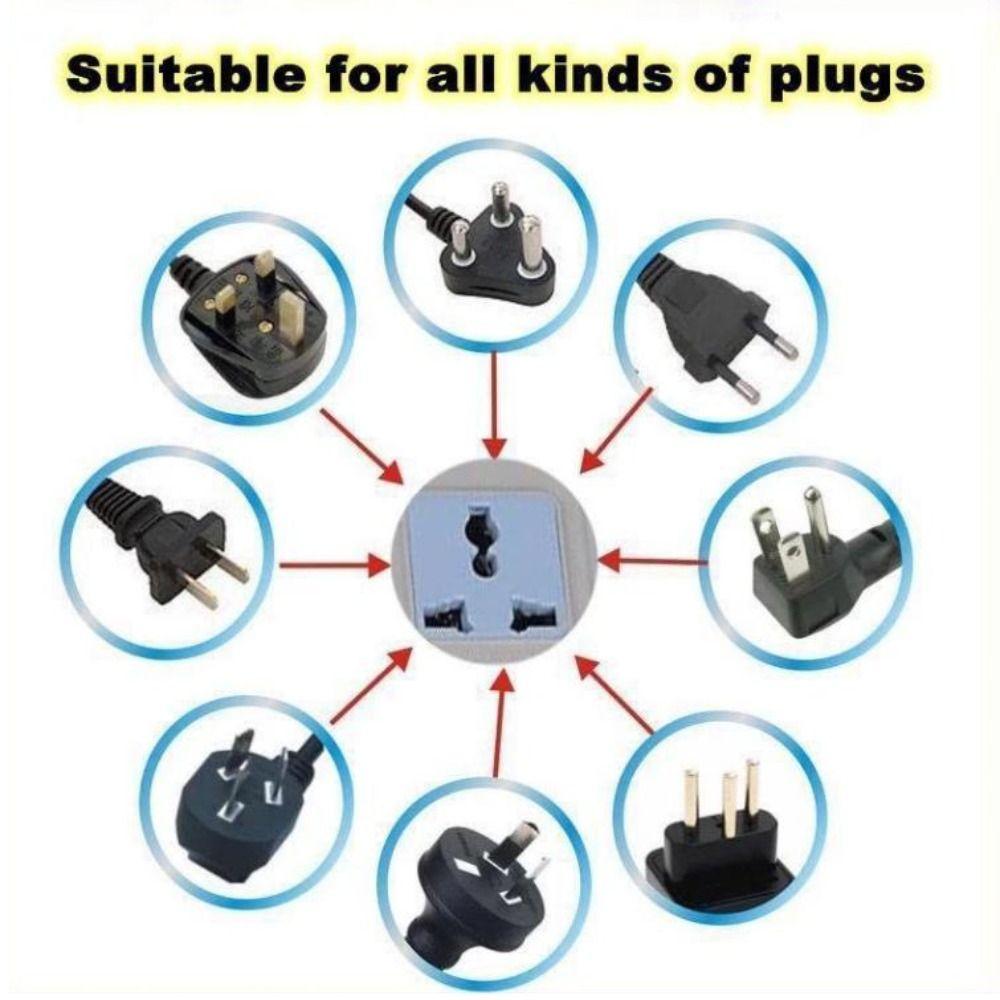 USB Charging Universal Power Strip Plastic Extension Socket New USB Power Strip Household Use